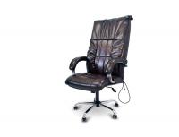 Офисное массажное кресло EGO BOSS EG1001 Комбинированная кожа, цвет Бордо SALE