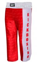 KBT-3628k Кикбоксерские брюки KIDS S 125-134см 8 лет красные